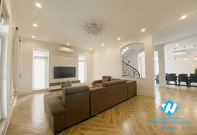 High quality house with modern furniture for rent in Ciputra, Tay Ho, Ha Noi